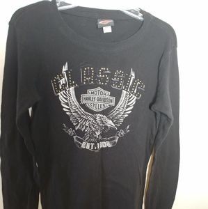Harley Davidson Classic Motorcycle Long Sleeve L